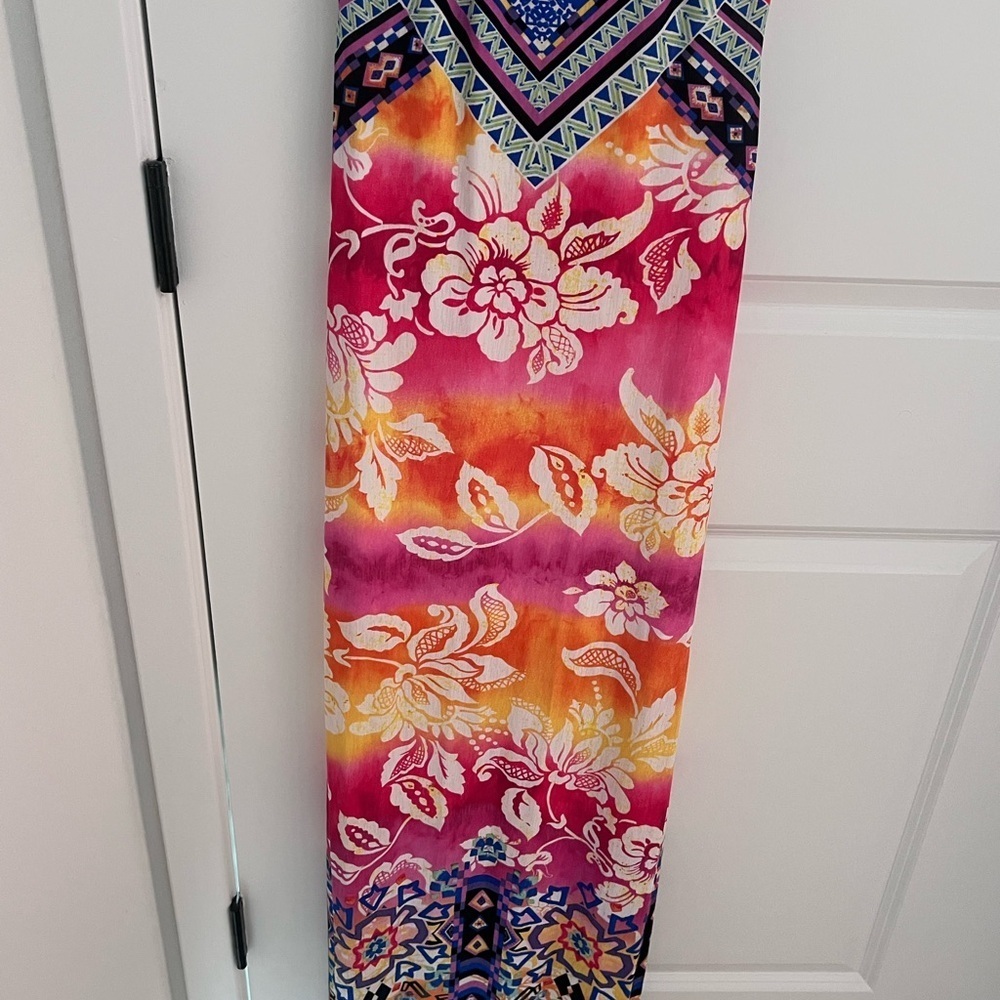 Floral Hawaiian Maxi Dress Size Medium NWOT - Picture 10 of 15
